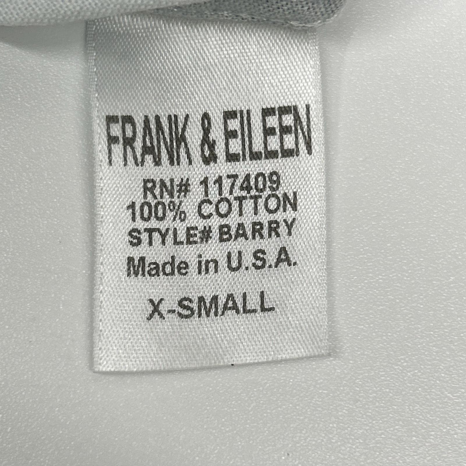 Frank&Eileen フランクアンドアイリーン ホワイト BARRY コットン フラワー シャツ トップス