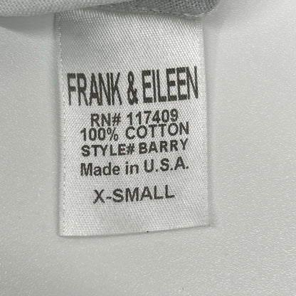Frank&Eileen フランクアンドアイリーン ホワイト BARRY コットン フラワー シャツ トップス