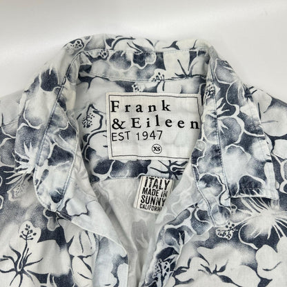 Frank&Eileen フランクアンドアイリーン ホワイト BARRY コットン フラワー シャツ トップス