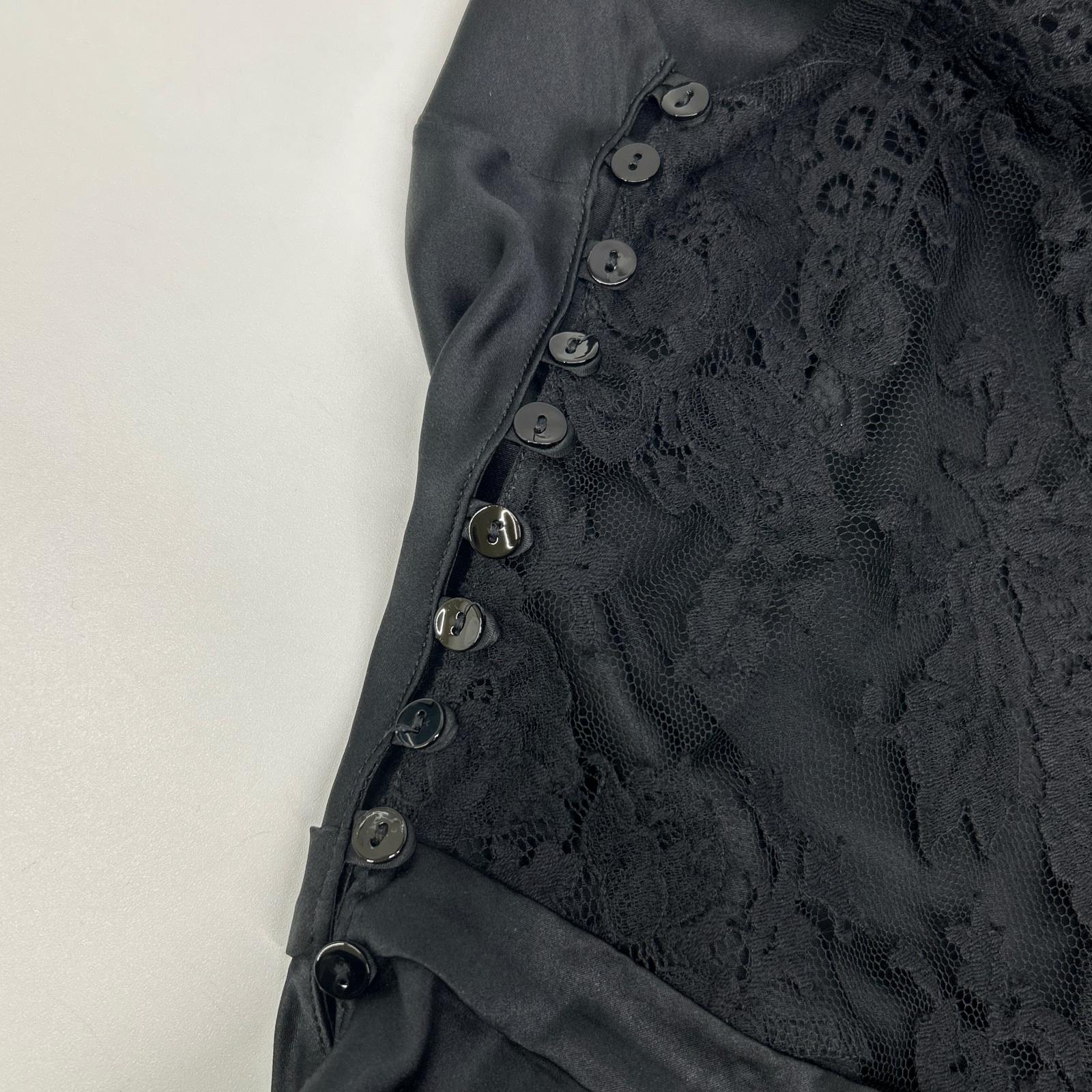 LAPERLA ラペルラ ブラック レース ノースリーブ ホルダーネックドレス ワンピース