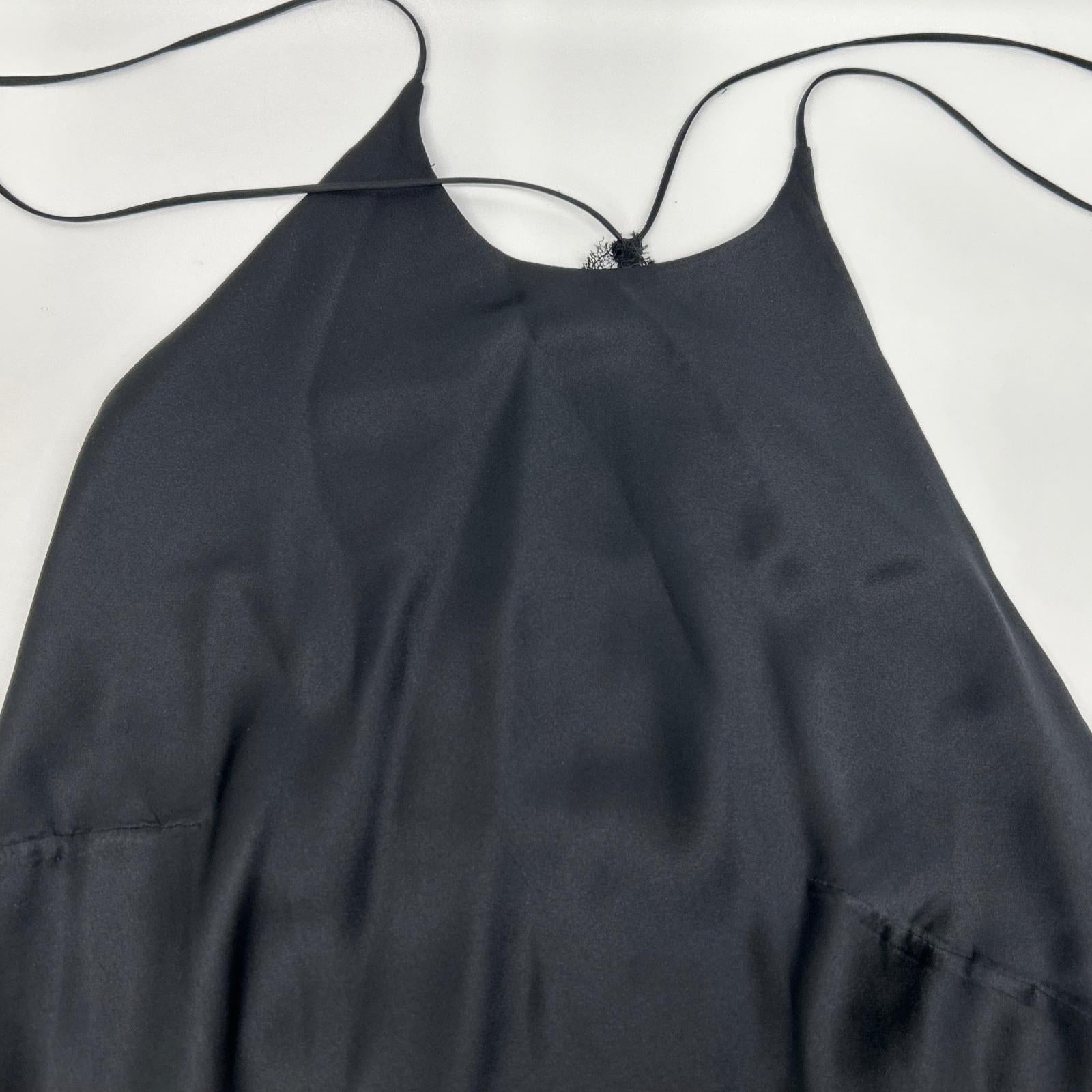 LAPERLA ラペルラ ブラック レース ノースリーブ ホルダーネックドレス ワンピース