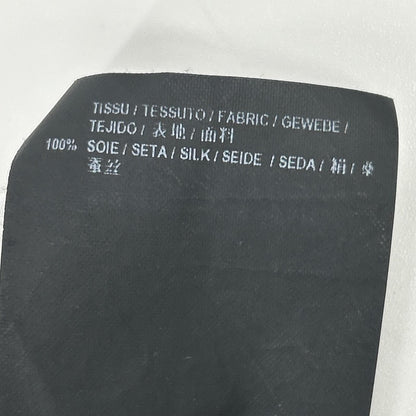 SAINT LAURENT PARIS サンローランパリ ブラック 444125 シルク スター柄 星　オープンショルダーブラウス トップス