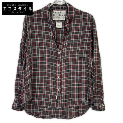 Frank&Eileen Gray × Red EILEEN Tartan-Check Shirt
