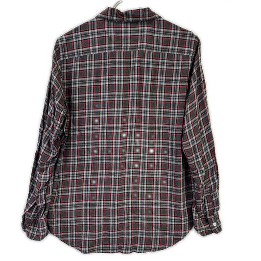 Frank&Eileen フランクアンドアイリーン グレー×レッド EILEEN タータンチェック シャツ トップス