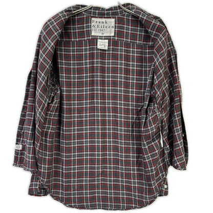 Frank&Eileen Gray × Red EILEEN Tartan-Check Shirt