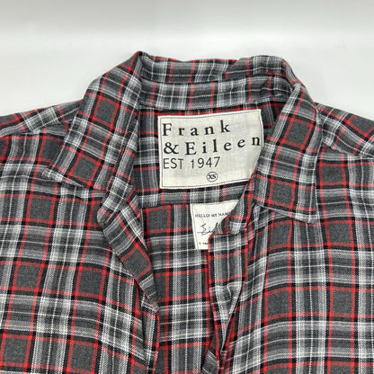 Frank&Eileen フランクアンドアイリーン グレー×レッド EILEEN タータンチェック シャツ トップス