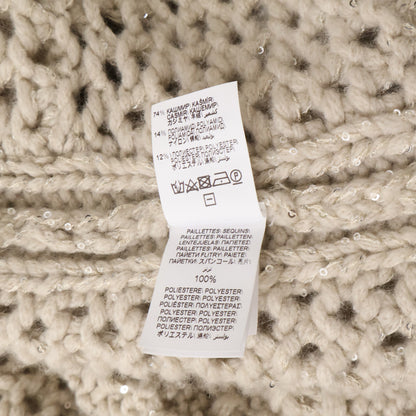BRUNELLO CUCINELLI 【like new】MPA361126 cashmere-blend openwork sequin zip-up knit coat