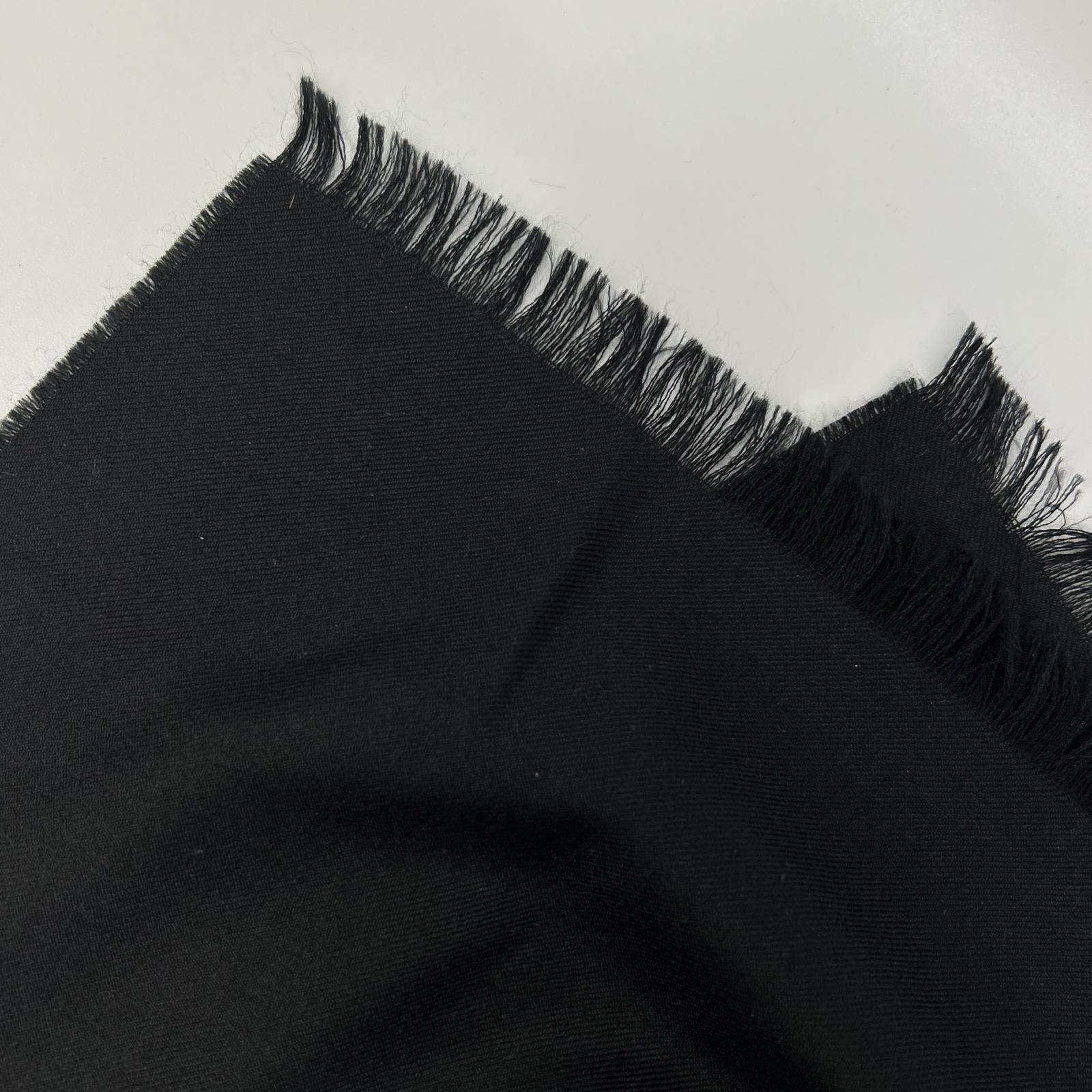ALEXANDER McQUEEN アレキサンダーマックイーン ブラック ジャカードロゴ セルビッジスカーフ マフラー
