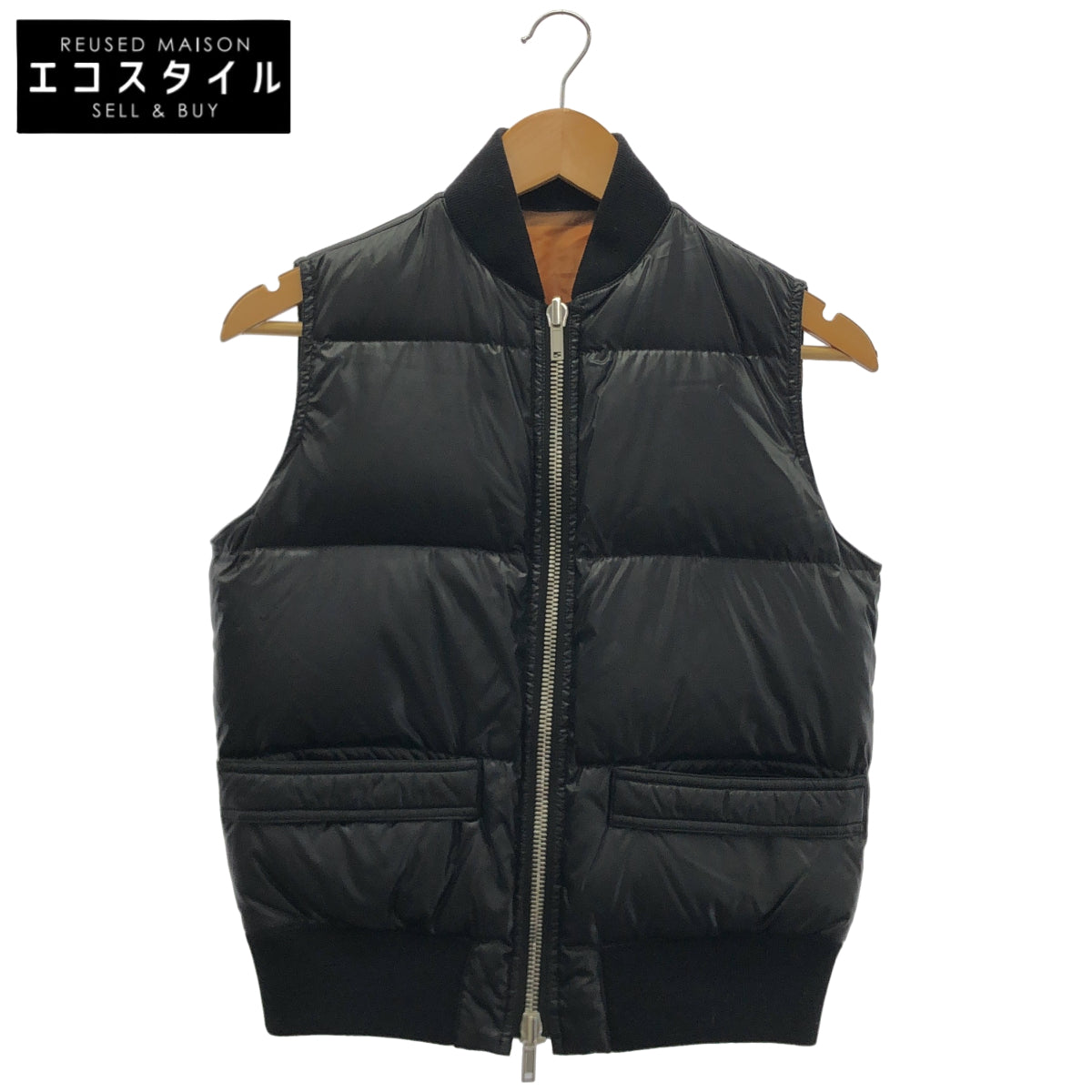 GIVENCHY ジバンシー 14A 1016 019 ブラック リバーシブル ダウンベスト トップス