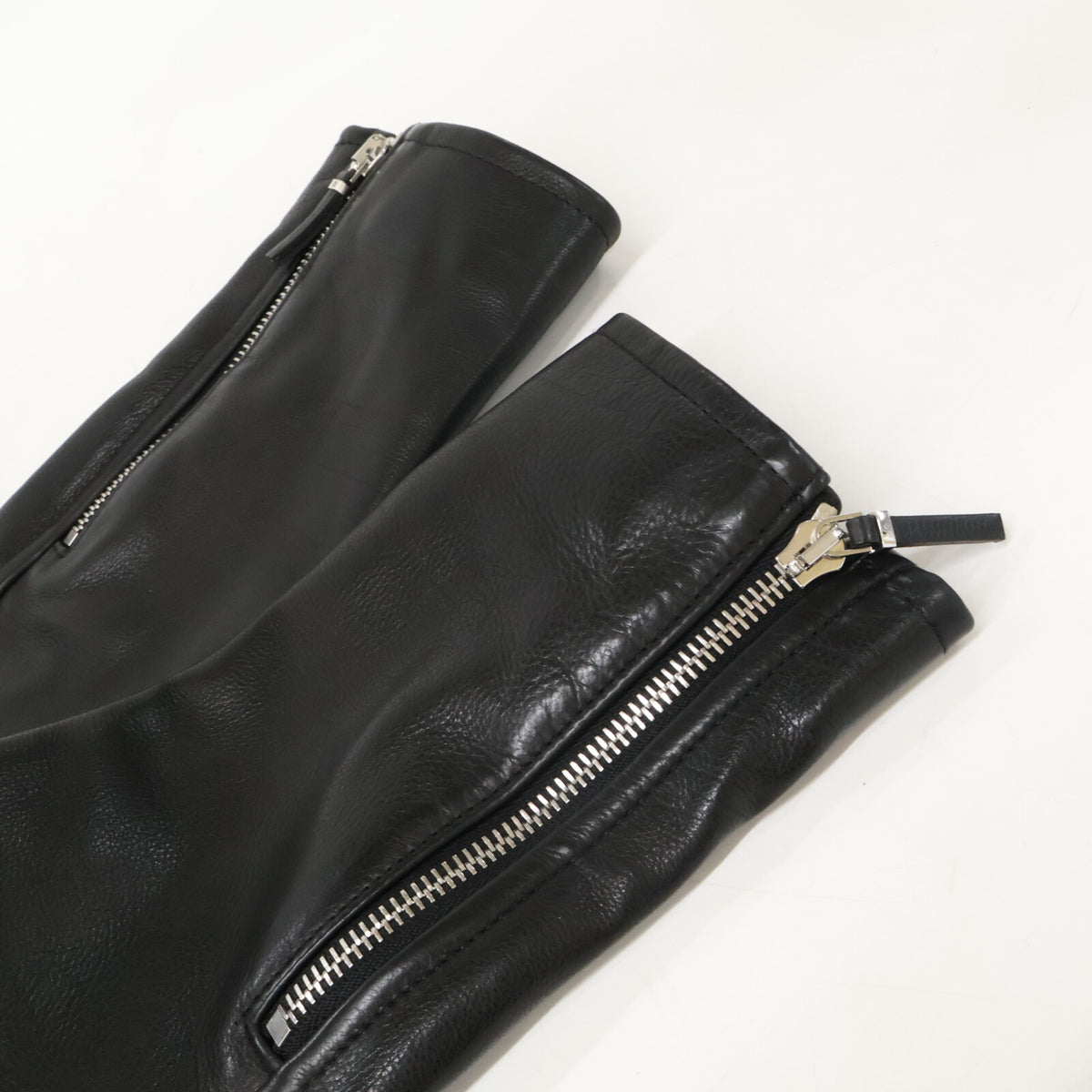 THE ROW The Row 【Domestic authentic】AC213 calfskin double-breasted biker jacket jacket