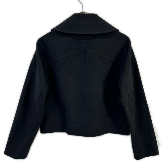 BOTTEGA VENETA ボッテガヴェネタ 686152 22年 ブラック ストラクチャードウールクロップドジャケット ジャケット