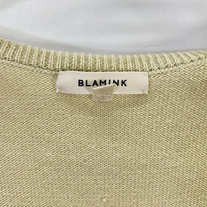BLAMINK ブラミンク ピスタチオ カシミヤシルク12Gクルーネックカーディガン トップス