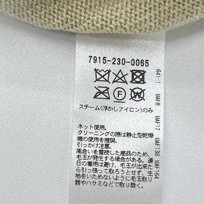 BLAMINK ブラミンク ピスタチオ カシミヤシルク12Gクルーネックカーディガン トップス