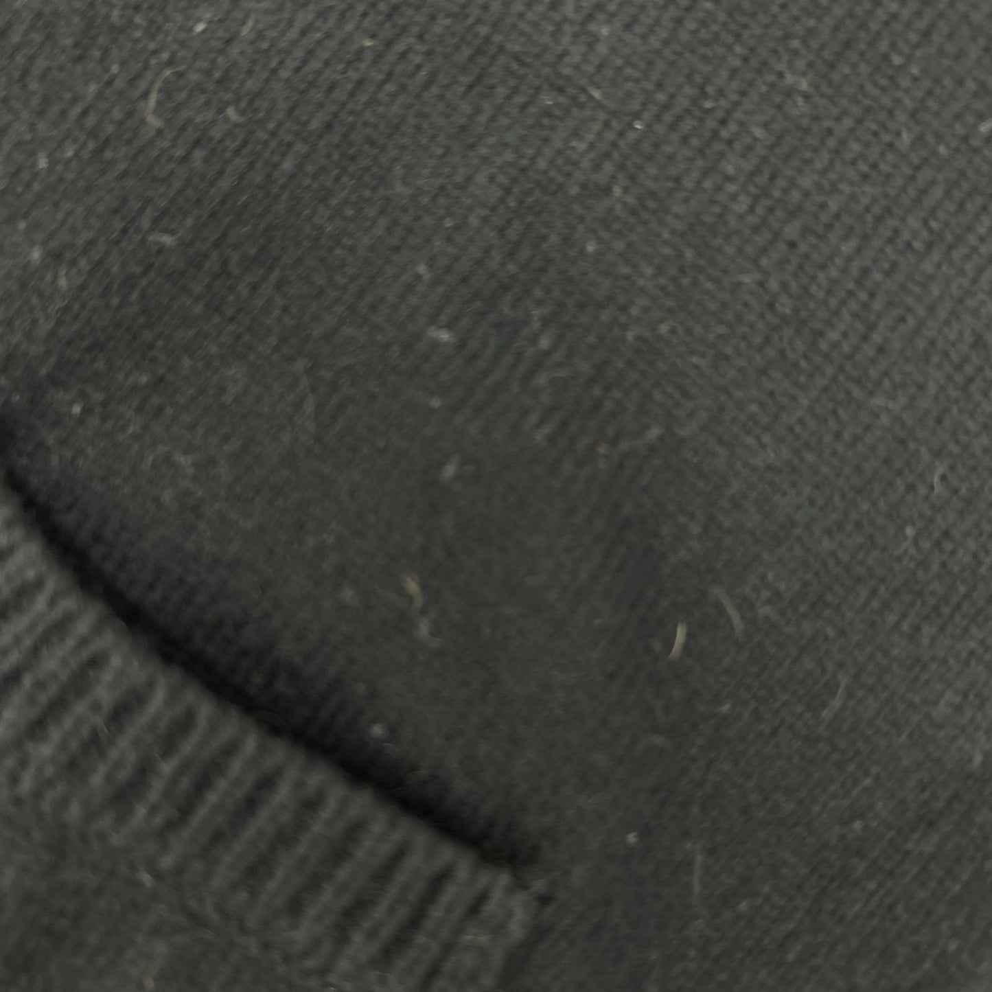 MargaretHowell マーガレットハウエル 22年 ブラック コットンウールカシミヤ ベースボールカラー ZIP カーディガン トップス
