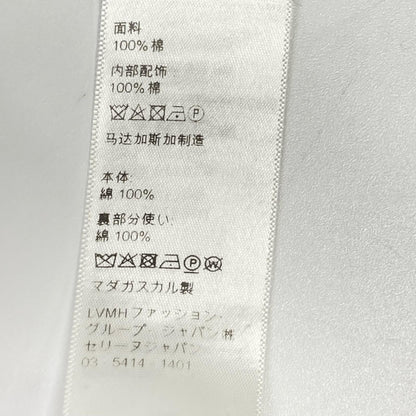 CELINE セリーヌ 20DO47562 ブルー ストライプ バンドカラー シャツ トップス