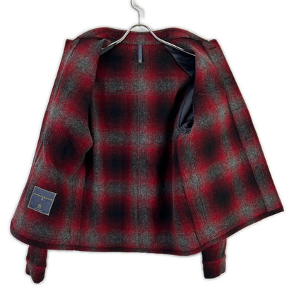 MONTEDORO モンテドーロ 63M603 M1124 220 レッド チェック カバーオール シャツジャケット ジャケット