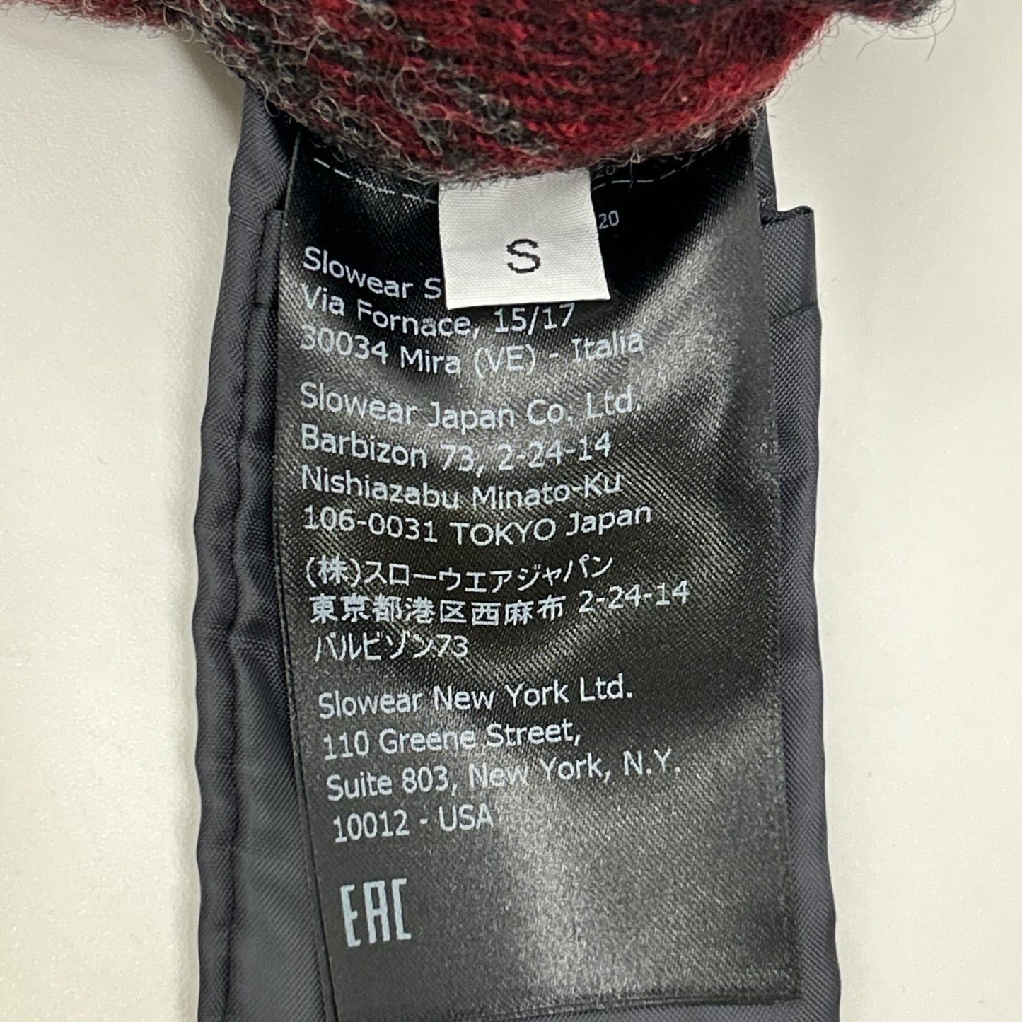 MONTEDORO モンテドーロ 63M603 M1124 220 レッド チェック カバーオール シャツジャケット ジャケット