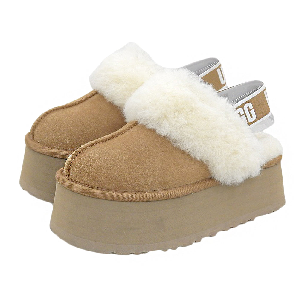UGG アグ スエード プラットフォーム サンダル レディース ベージュ 22cm 113474 シューズ