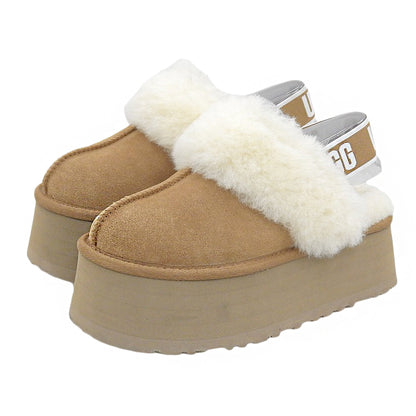 UGG アグ スエード プラットフォーム サンダル レディース ベージュ 22cm 113474 シューズ