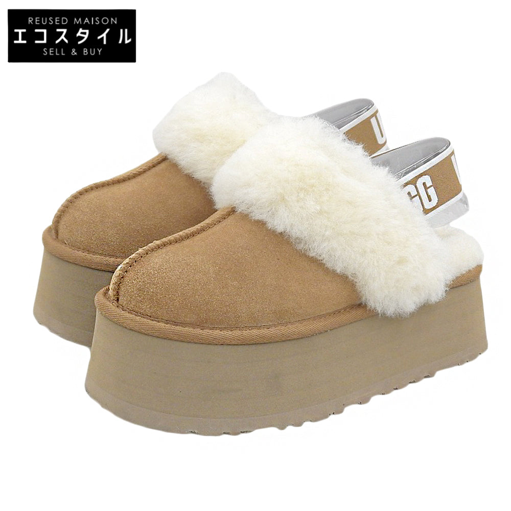 UGG アグ スエード プラットフォーム サンダル レディース ベージュ 22cm 113474 シューズ