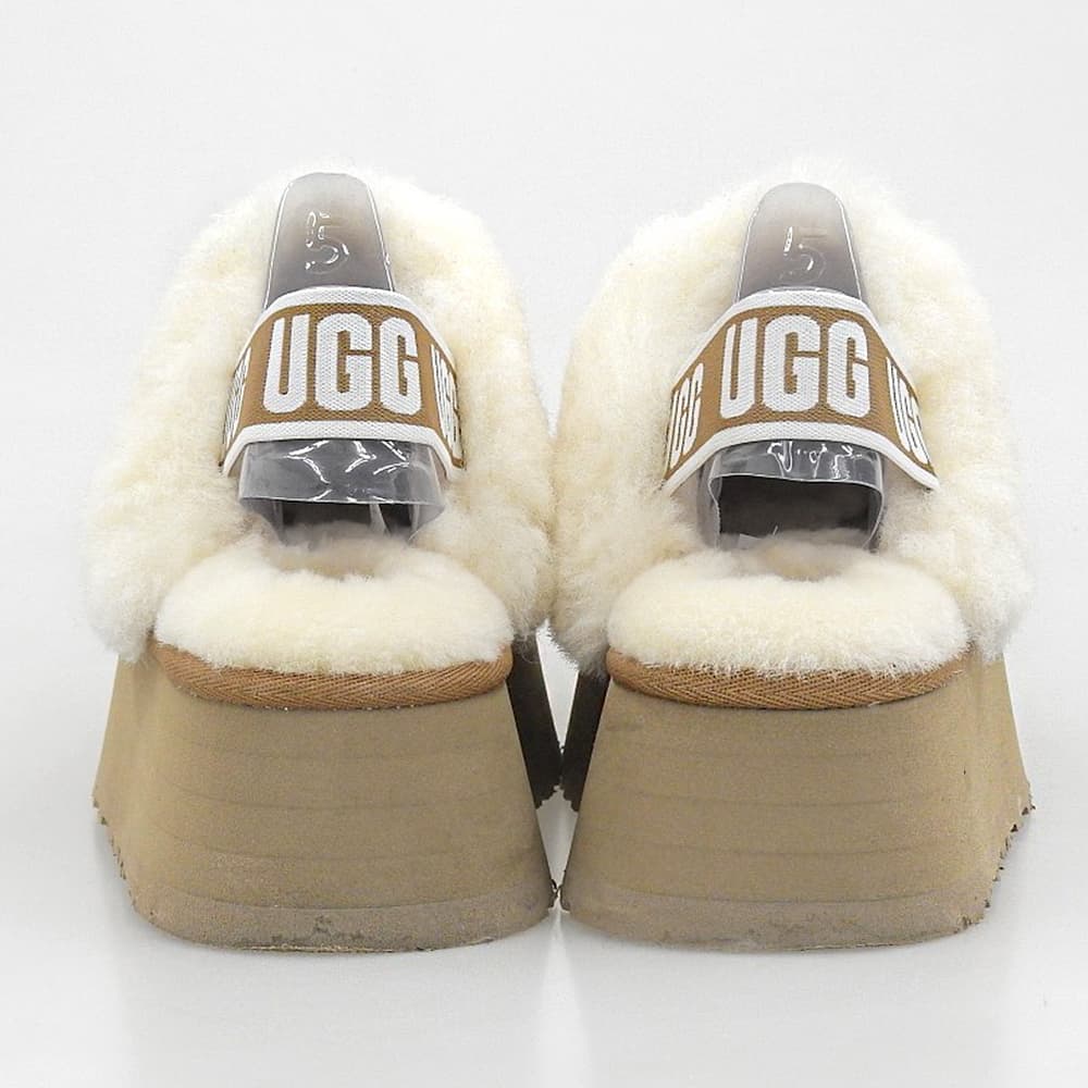 UGG アグ スエード プラットフォーム サンダル レディース ベージュ 22cm 113474 シューズ