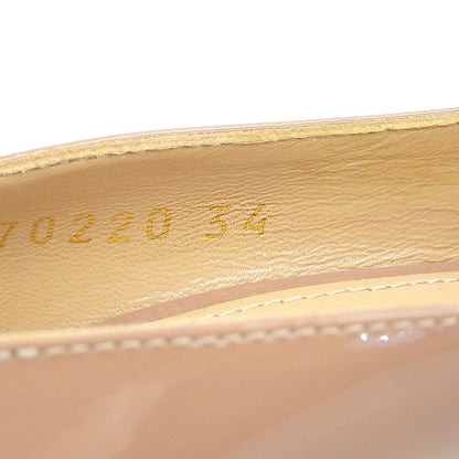 Sergio Rossi セルジオロッシ 美品 ラウンドトゥ パンプス シューズ レディース ピンクベージュ 34 シューズ