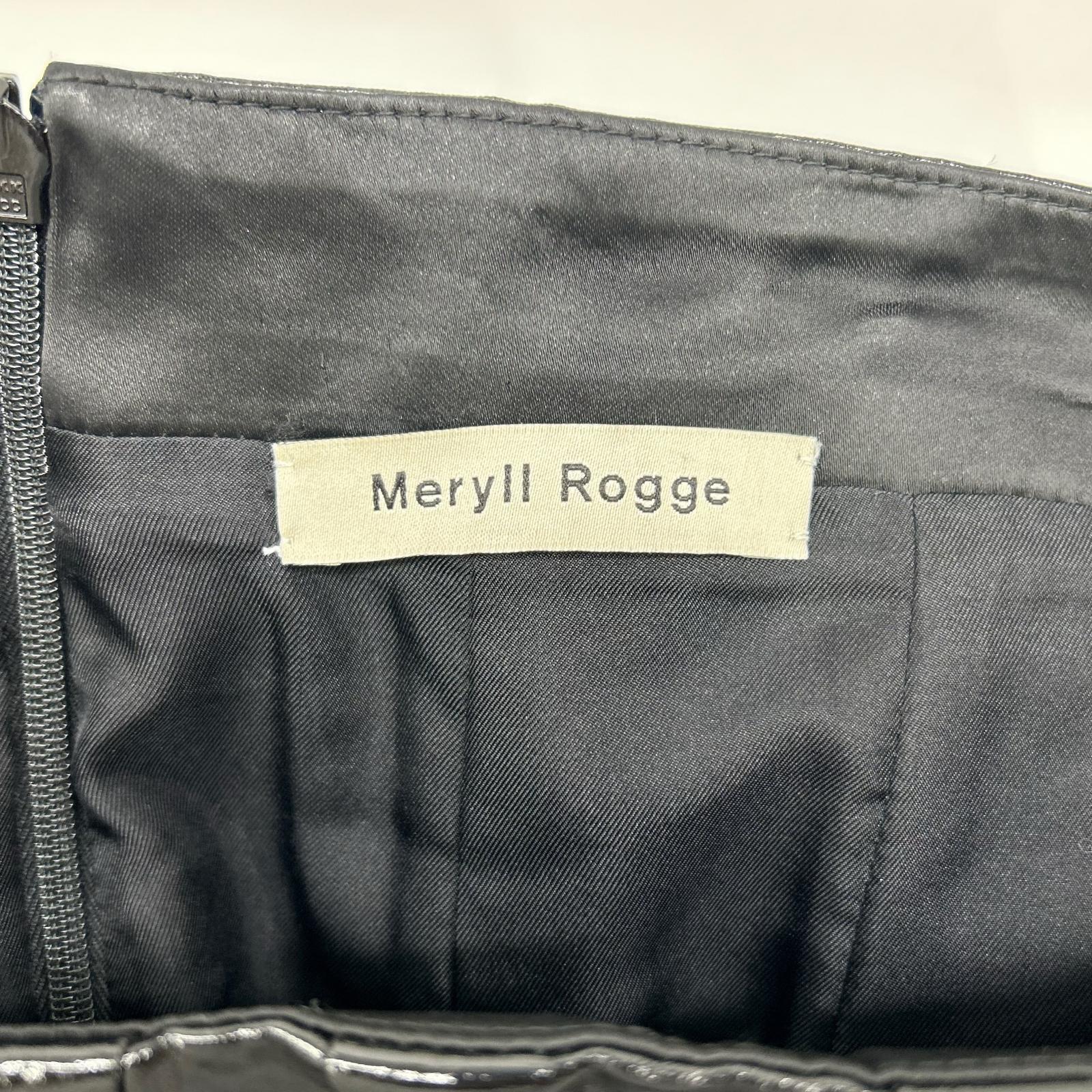 Meryll Rogge メリルロッゲ WS21700 ブラック リネン マーメイドスカート スカート