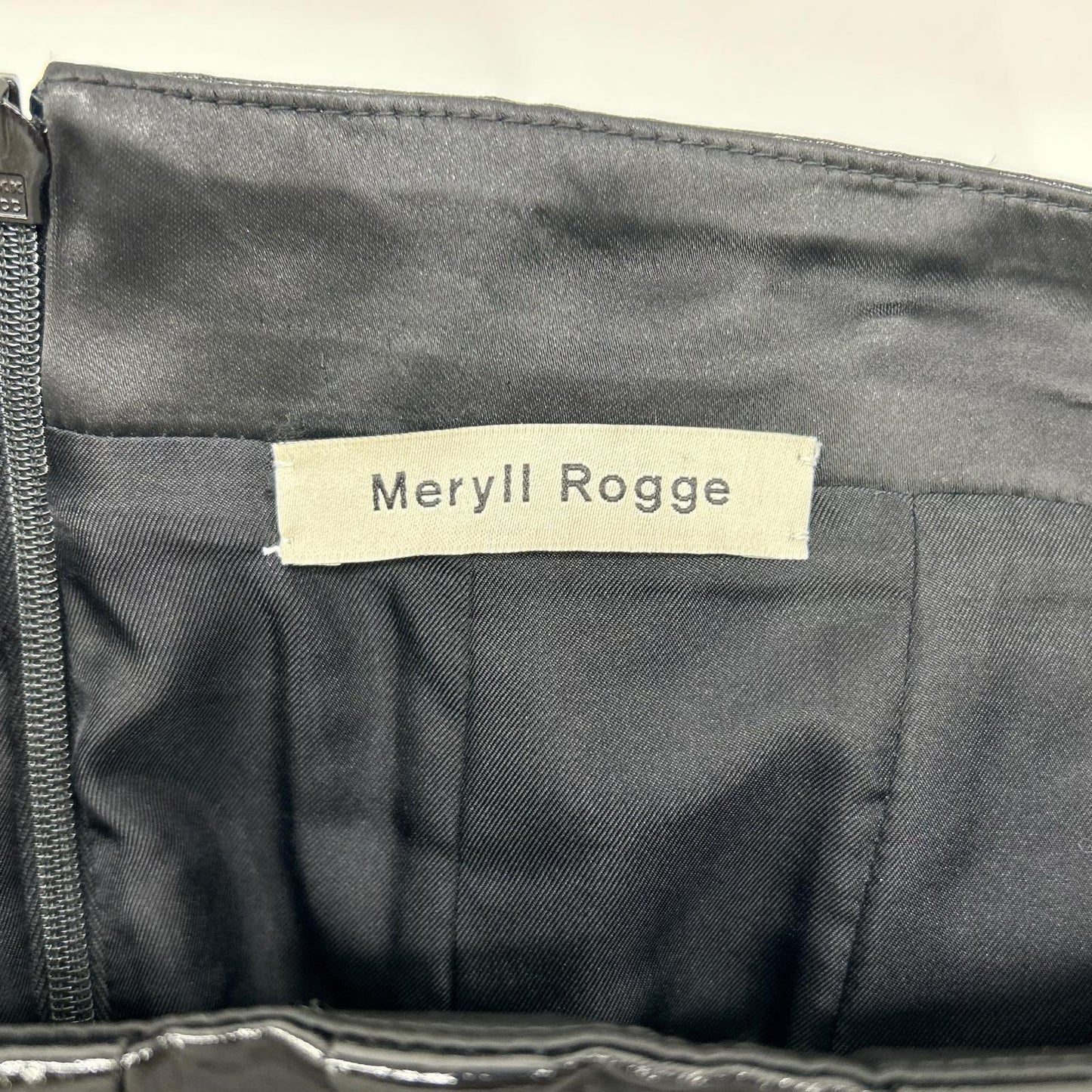 Meryll Rogge メリルロッゲ WS21700 ブラック リネン マーメイドスカート スカート
