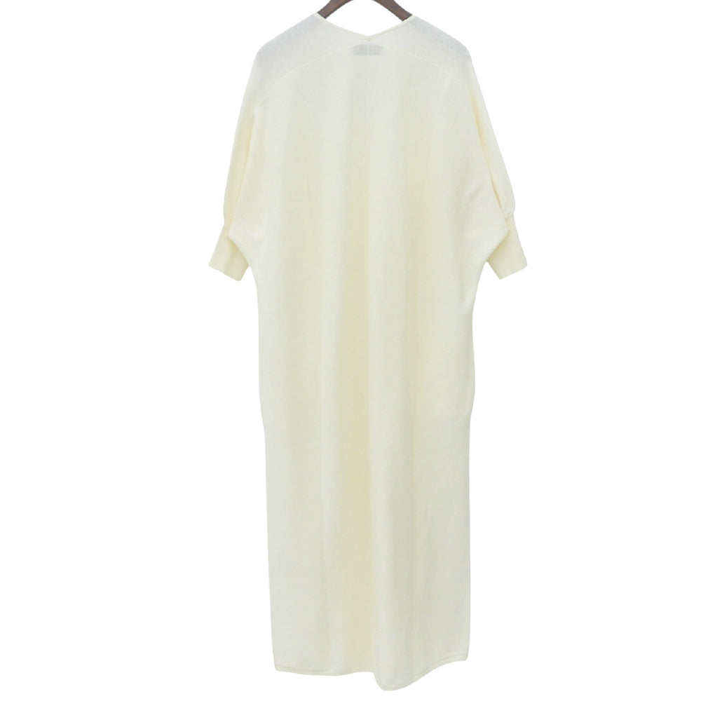 Maglia Plus マリアプラス 美品 ニット ワンピース レディース クリーム F 131158 ワンピース
