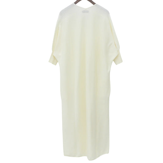 Maglia Plus マリアプラス 美品 ニット ワンピース レディース クリーム F 131158 ワンピース