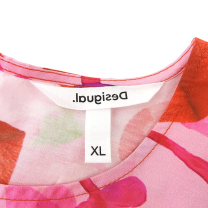Desigual デシグアル 美品 M. Christian Lacroix リップモチーフ ワンピース レディース ピンク XL ワンピース