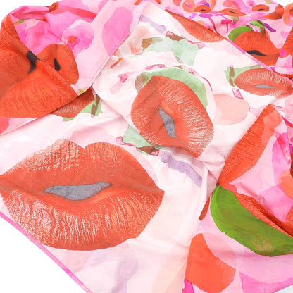 Desigual デシグアル 美品 M. Christian Lacroix リップモチーフ ワンピース レディース ピンク XL ワンピース