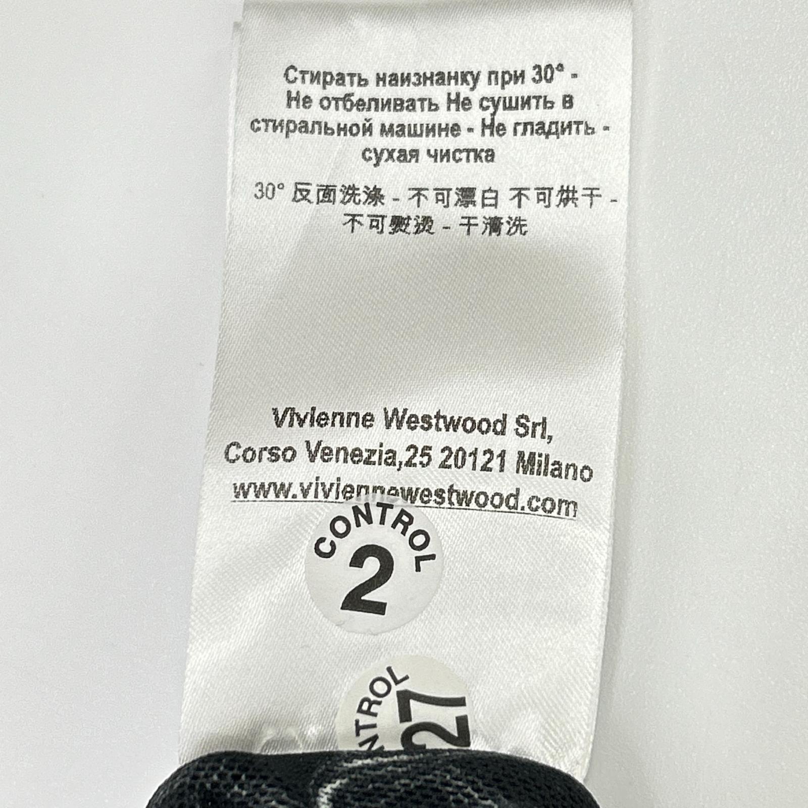 VivienneWestwood ヴィヴィアンウエストウッド 1504000A-J0071-GO ブラック HEBO TOP セーフティピン ブラウス トップス