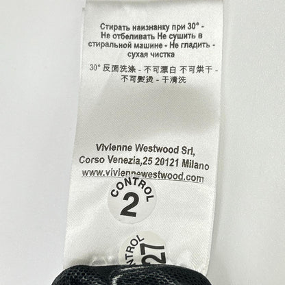 VivienneWestwood ヴィヴィアンウエストウッド 1504000A-J0071-GO ブラック HEBO TOP セーフティピン ブラウス トップス