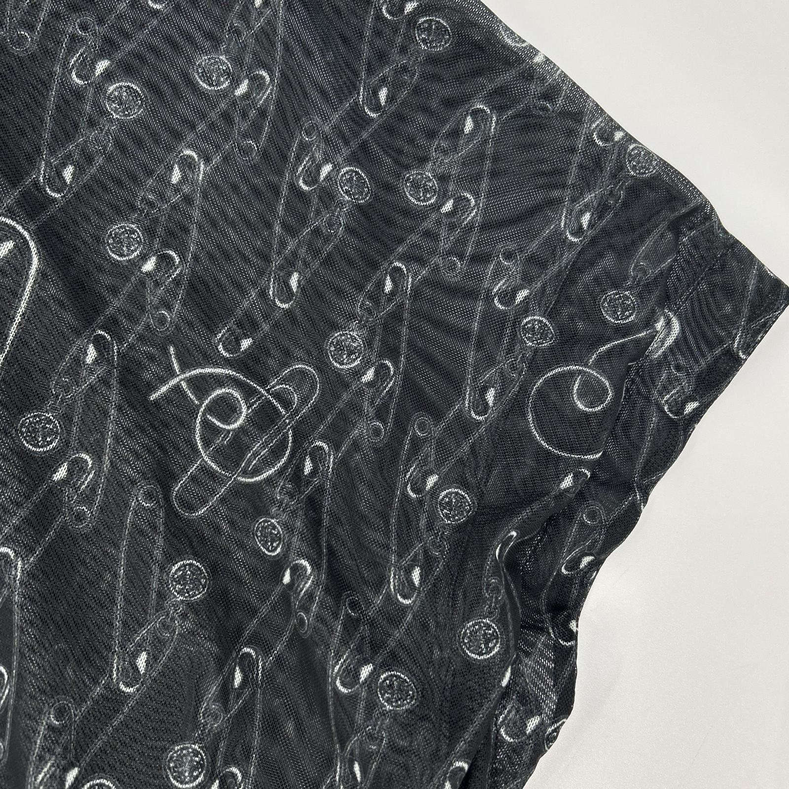 VivienneWestwood ヴィヴィアンウエストウッド 1504000A-J0071-GO ブラック HEBO TOP セーフティピン ブラウス トップス