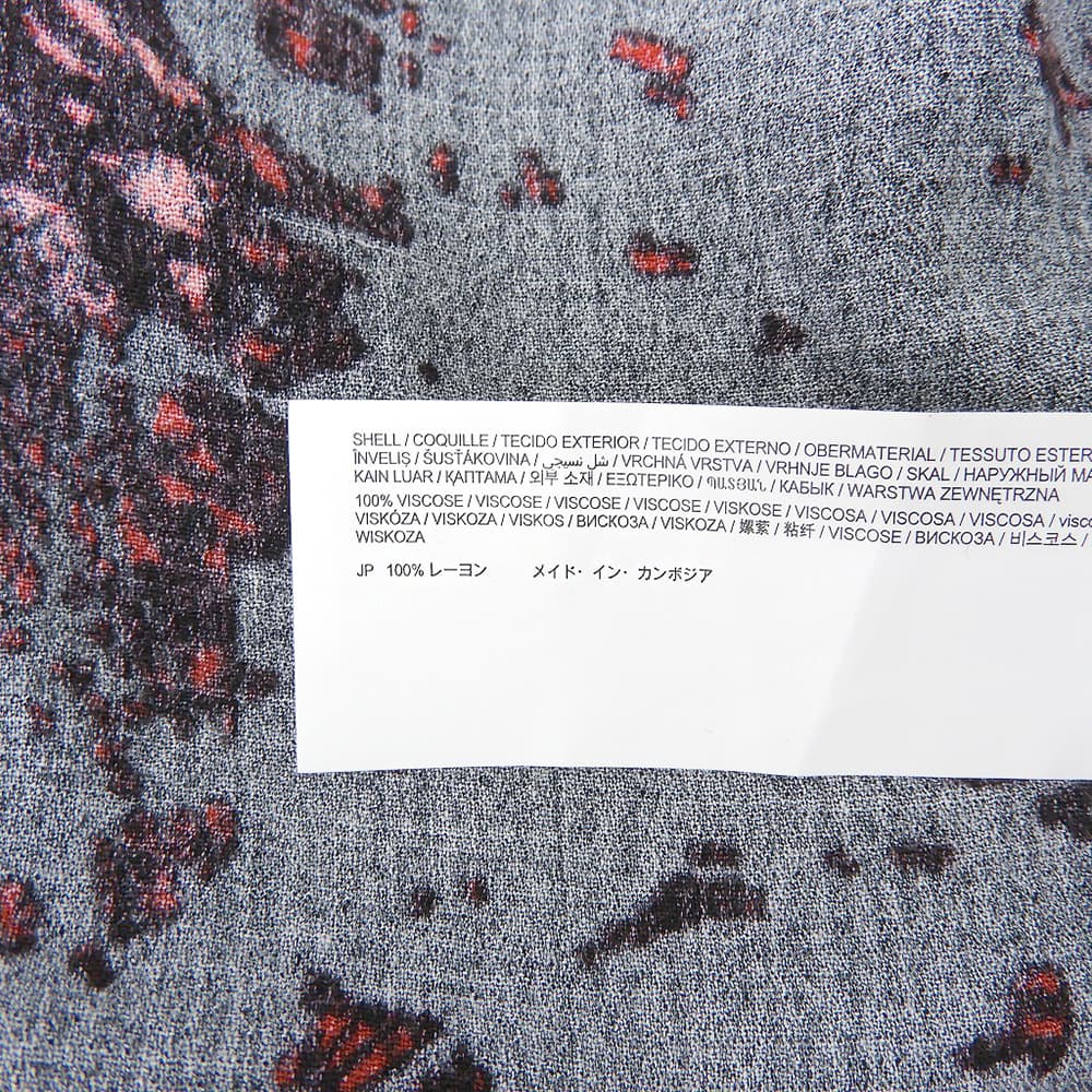 Desigual デシグアル SCRIBBLES LACROIX ロングスリーブワンピース レディース ブラック×レッド L ワンピース