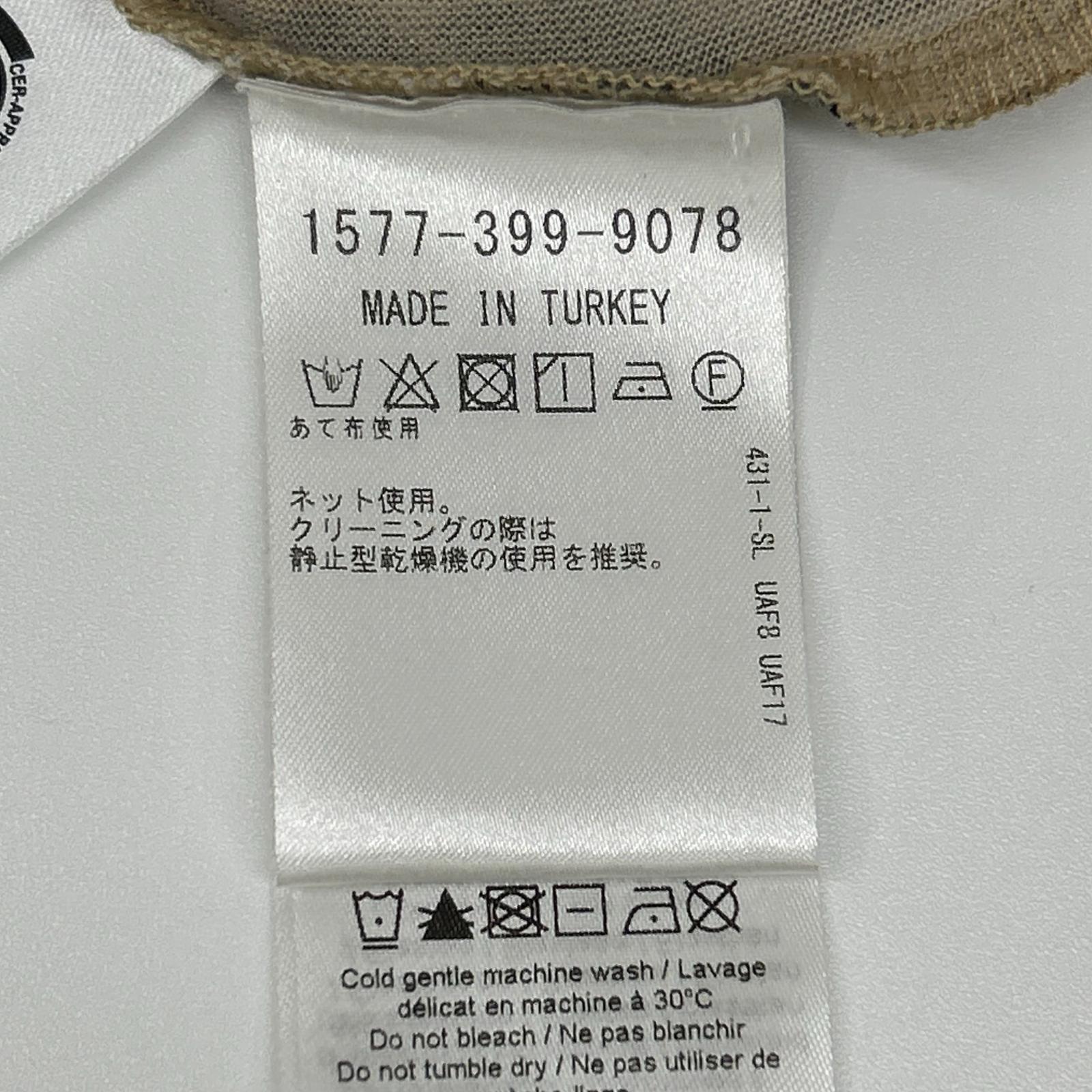GANNI ガニー 1577-399-9078 レオパード ハイネック シアー ブラウス トップス