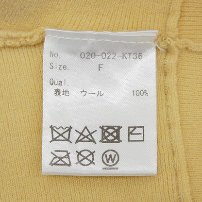 IIROT イロット クロップドニット トップス レディース ウール ベージュ F 020-022-KT36 トップス