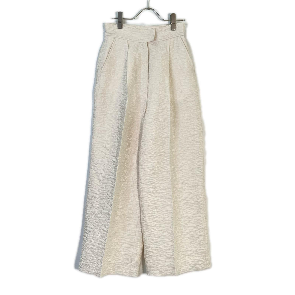 MAISON SPECIAL メゾンスペシャル アイボリー 21212465102 ジャガードワイドパンツ ボトムス