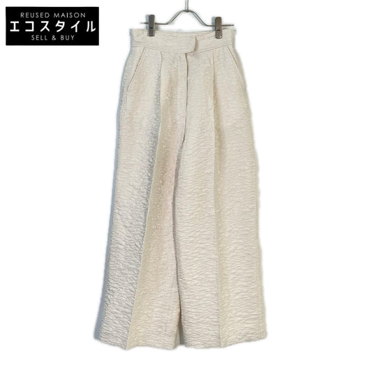 MAISON SPECIAL メゾンスペシャル アイボリー 21212465102 ジャガードワイドパンツ ボトムス