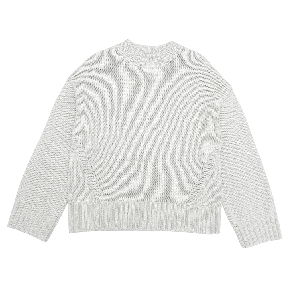UNITED ARROWS ユナイテッドアローズ 美品 ラメ クルーネック ニット トップス レディース ホワイト 1513-699-4463 トップス