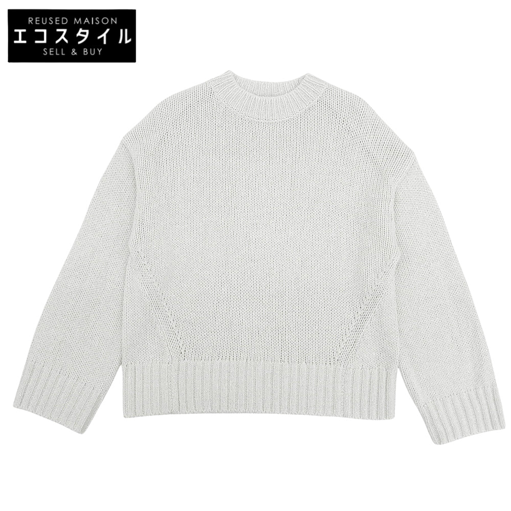 UNITED ARROWS ユナイテッドアローズ 美品 ラメ クルーネック ニット トップス レディース ホワイト 1513-699-4463 トップス