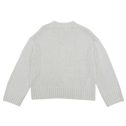 UNITED ARROWS ユナイテッドアローズ 美品 ラメ クルーネック ニット トップス レディース ホワイト 1513-699-4463 トップス