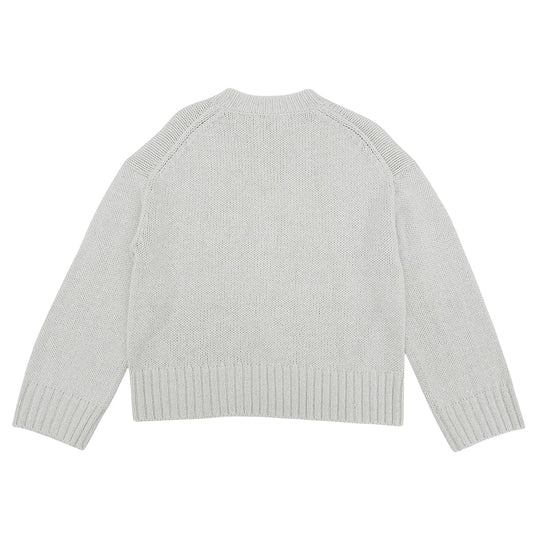 UNITED ARROWS ユナイテッドアローズ 美品 ラメ クルーネック ニット トップス レディース ホワイト 1513-699-4463 トップス