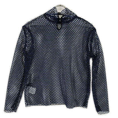 MAISON SPECIAL メゾンスペシャル 21212315107 ブラック×ブルー メッシュハイネックTシャツ トップス