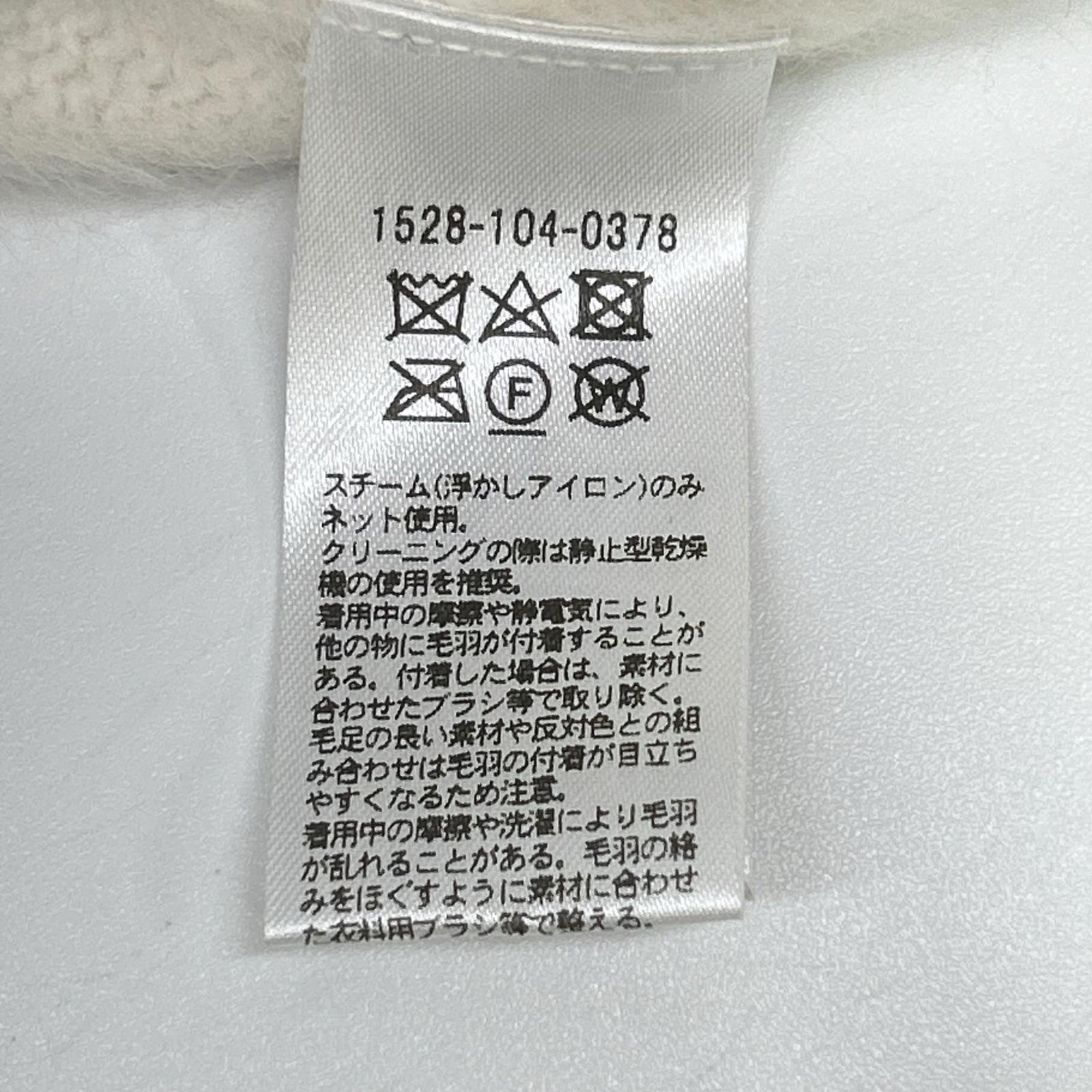 UNITED ARROWS ユナイテッドアローズ ホワイト フォックスカシミヤ ポケット カーディガン トップス