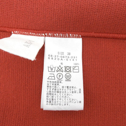 AK+1 エーケー ワン 美品 ウール フロントスリット タイトスカート レディース レッド 38 スカート