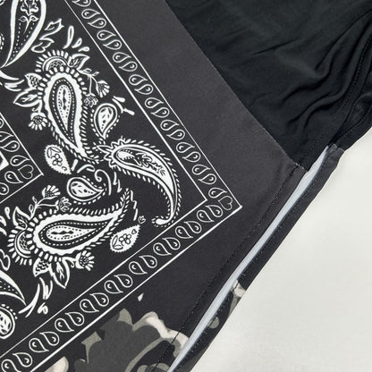 Desigual デシグアル ブラック バンダナ柄 カジュアルドレス ワンピース
