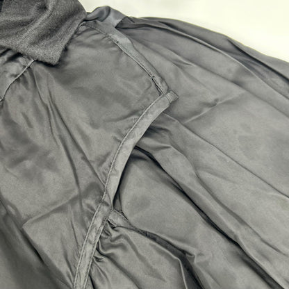 sacai サカイ ブラック 11-01411 リネン Tシャツ デザインプリーツ セパレート風ワンピース ワンピース