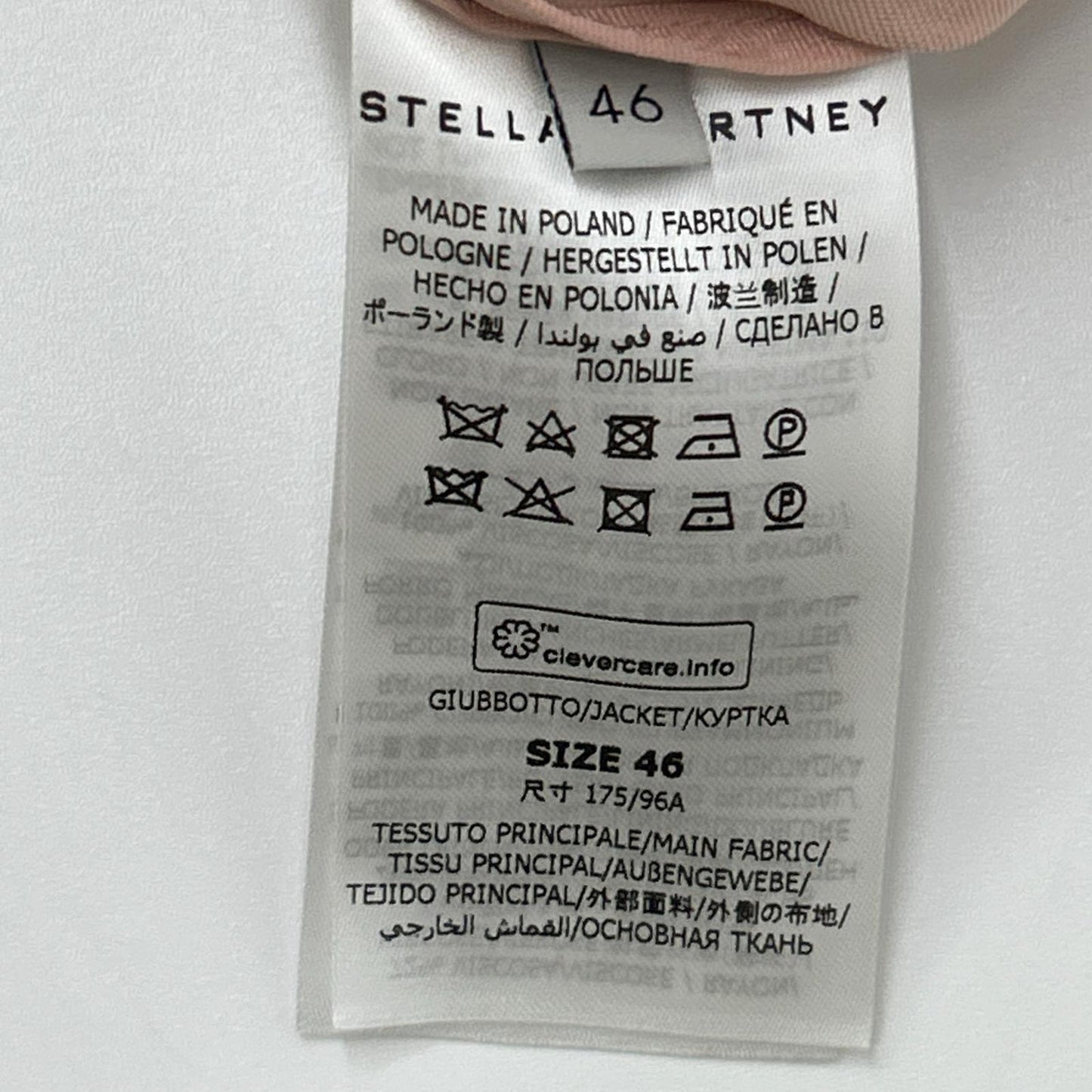 STELLA McCARTNEY ステラマッカートニー ピンク テーラードジャケット ジャケット